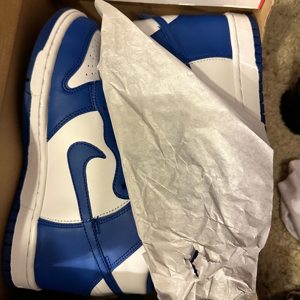 Nike Dunk High Game Royal Size Size 6 youth Womens size 8